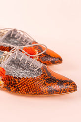 Blucher Ojo de tigre mandarina  (plantilla extra)